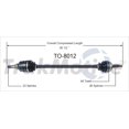 thumbnail image 4 of CV Axle Shaft Fits select: 1993-2002 TOYOTA COROLLA, 1998-2002 CHEVROLET GEO PRIZM, 4 of 4