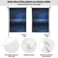 thumbnail image 2 of Easygdp Retro Blue Glitter Garden Flag Yard Flag Welcome Flag, Double-Sided, Weather Resistant for Outdoor Decor - 28"x40", 2 of 9