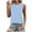 Sky Blue, variant on Ashirexll Tank Tops for Women, Womens Casual Tops, Fashion Casual Striped Round Neck Sleeveless Summer Tank Shirts