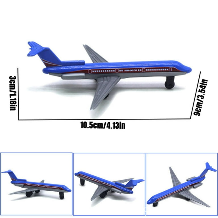 Flying Aeroplane 6-Pack Diecast Airplane Toys Mini Gliders