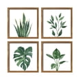 thumbnail image 1 of Arte decorativo de pared de Hannah, marco botánico enmarcado de nogal de 20 x 20 cm, 1 of 9