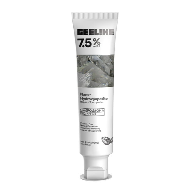 Pasta de dientes CEELIKE con un 7,5% de hidroxiapatita fortalece el esmalte 120 g