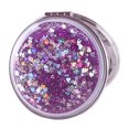 thumbnail image 1 of Visland Makeup Mirror Foldable Portable Shiny Quicksand Double-sided Washable Make Up Clear Cosmetic Mirror Beauty Tools, 1 of 1