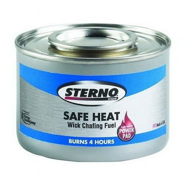 Sterno Fuel Cans - 4-Hour Burn, (24-Pack) Chafing Dish Fuel Can Burners for Food Warmer, Chafer Fuel Canned Heat, Safe Heat
