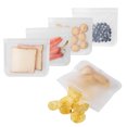 thumbnail image 3 of LOVERLYZ 8pcs Translucent Frosted Food Storage Bags PEVA Sealed Bag Food Package Fresh-keeping Pouch, 3 of 6