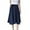 BU2, variant on Women's Plus Size Denim Skirt Casual High Waisted A Line Midi Skirts with Elastic Waist