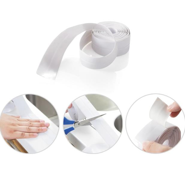 Kitchen Bathroom Wall Sealing Tape Gadgets Waterproof Mould Proof Adhesive Tape 