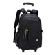 thumbnail image 5 of Mochila con ruedas, portátil, de nailon, para negocios, viajes de noche, para hombre 2 ruedas pequeñas amarillas, 5 of 9