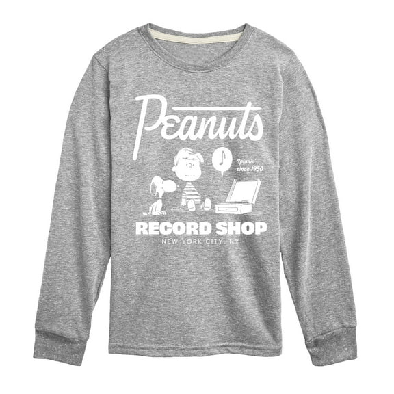 Peanuts - Record Shop - Toddler & Youth Long Sleeve Graphic T-Shirt