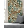 thumbnail image 6 of Caroline et Bettina Spice Feuilles Peel & Stick Wallpaper, 6 of 8