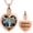 Rose/Blue, variant on Personalize Crystal Heart Necklace Urns Cremation Jewelry for Ashes Holder Tree of Life Pendant Memorial Jewelry