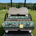 thumbnail image 2 of Whosucclay Native Star Seat Cushion Cover Folding Seat Covers, 4 Pockets Sweat Absorption Golf Cart Seat Towel Blanket Cover for 2-Person Golf Carts Club Car, 2 of 9