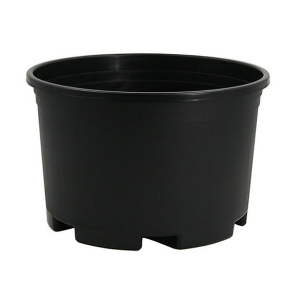 Kudiqi Black Plastic Nursery Pots with Drainage Hole - Large