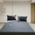 thumbnail image 3 of SIfdSeng Get it Fast Piece Thickened Solid Color Bed Cover Class A Full Solid Color Washed Baby and Grade Bedspread Cover Imitation Pure Bed Sheet Cover for Summer, 3 of 5