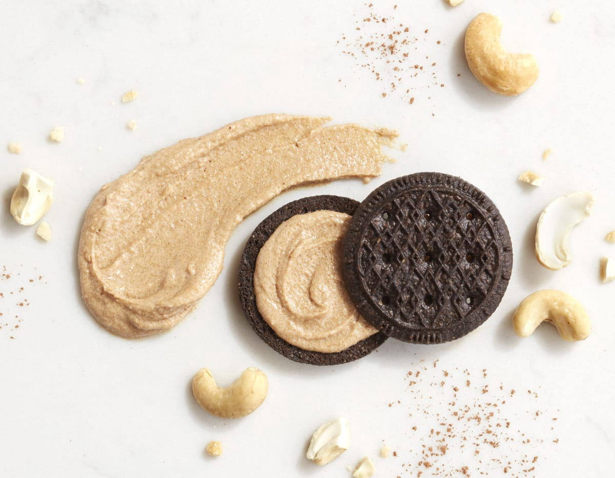 Simple Mills Nut Butter Stuffed Sandwich Cookies, Cocoa Cashew Creme, Gluten-Free, 6.7 oz