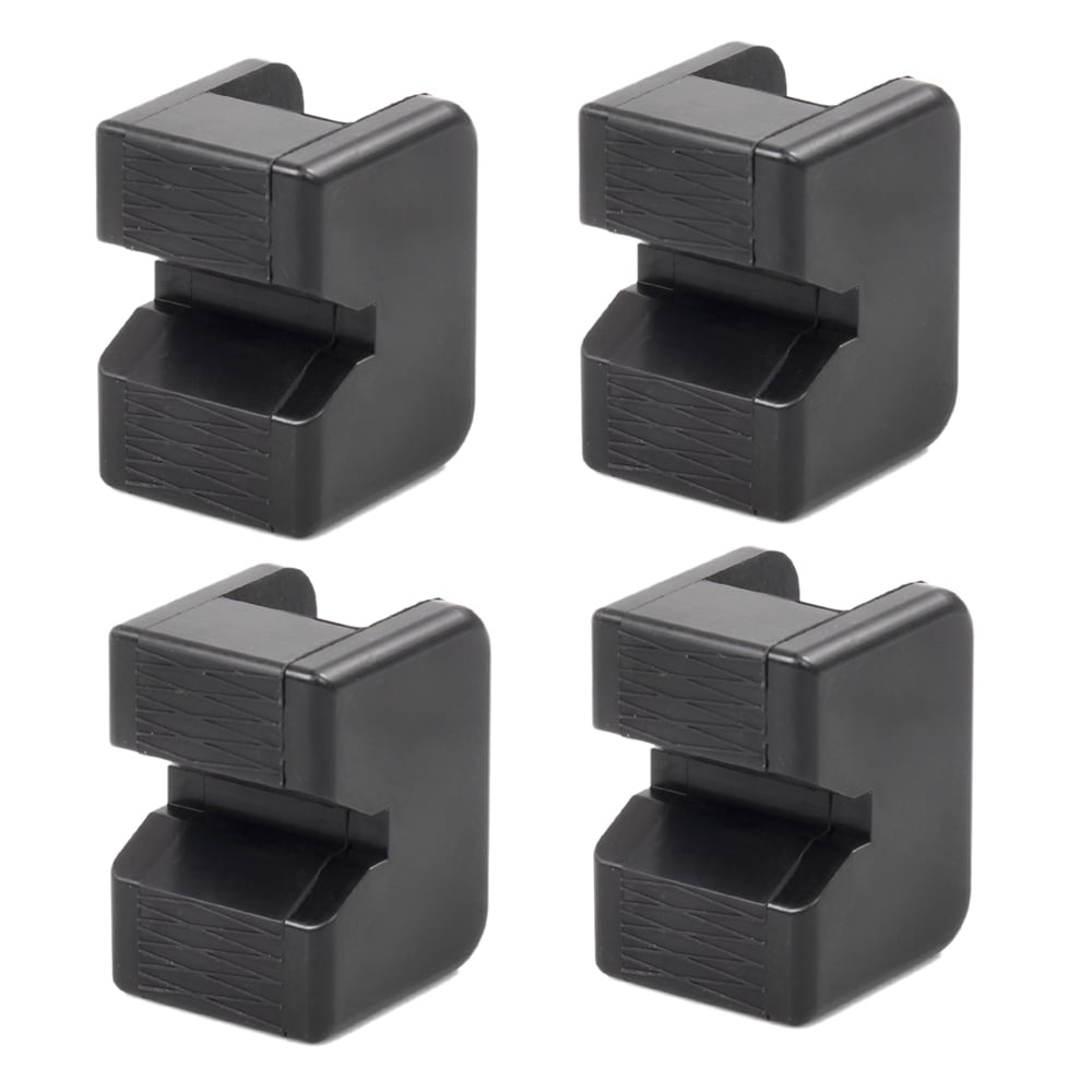 4Pcs Universal Rubber Slotted Jack Pad Jack Lift Pad Adapter Tool