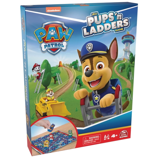 Juego de mesa Spin Master Games PAW Patrol Pups 'N Ladders