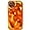 Gradient Orange, variant on for iPhone 14 Pro Max Case (2022 6.7"),Cute Glitter 3D Stone Pattern Design Soft Laser Water Ripple Shockproof - Lens Protection Colorful Pearl Light Bling Phone Case,Gradient Orange