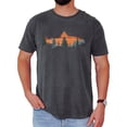 thumbnail image 2 of Trout Fishing Shirt for Men and Women Fish Sunset Tree Line Unisex Graphic T-Shirt Pepper Shirt Adult 2X-Large, 2 of 4