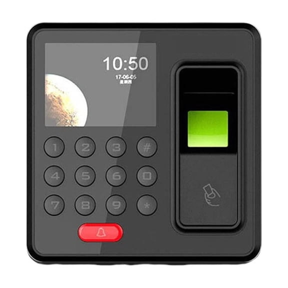Time Clock,E86 Color Screen Fingerprint Access Control Machine, Network Fingerprint Attendance Access Control Machine, Swipe Card, Fingerpr ,Versatile Punching Options