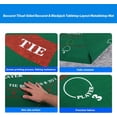 thumbnail image 3 of GSE Games & Sports Expert 36"x72" Blackjack & Baccarat Layout Felt, 2-Sided Las Vegas Casino Style Black Jack & Mini Baccarat Tabletop Mat for Casino Game Night, 3 of 4