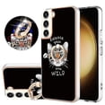 thumbnail image 1 of Funda para Samsung Galaxy S23+ 5g con galvanoplastia de doble cara IMD y soporte para anillo (sonrisa), 1 of 5