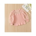 thumbnail image 4 of Franhais Girl Two Piece Outfits, Long Sleeve Patchwork See Through Plaid Ribbed Tops Denim Elastic Lettering Ripped Jeans, 4 of 9