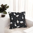 thumbnail image 6 of Yiaed Fashionable Goose Print Pillow Covers Super Soft Decorative Square Throw Pillow Covers Case Cushion Covers for Sofa Couch Bedroom Car Decor（No pillow core）-24"x24", 6 of 7