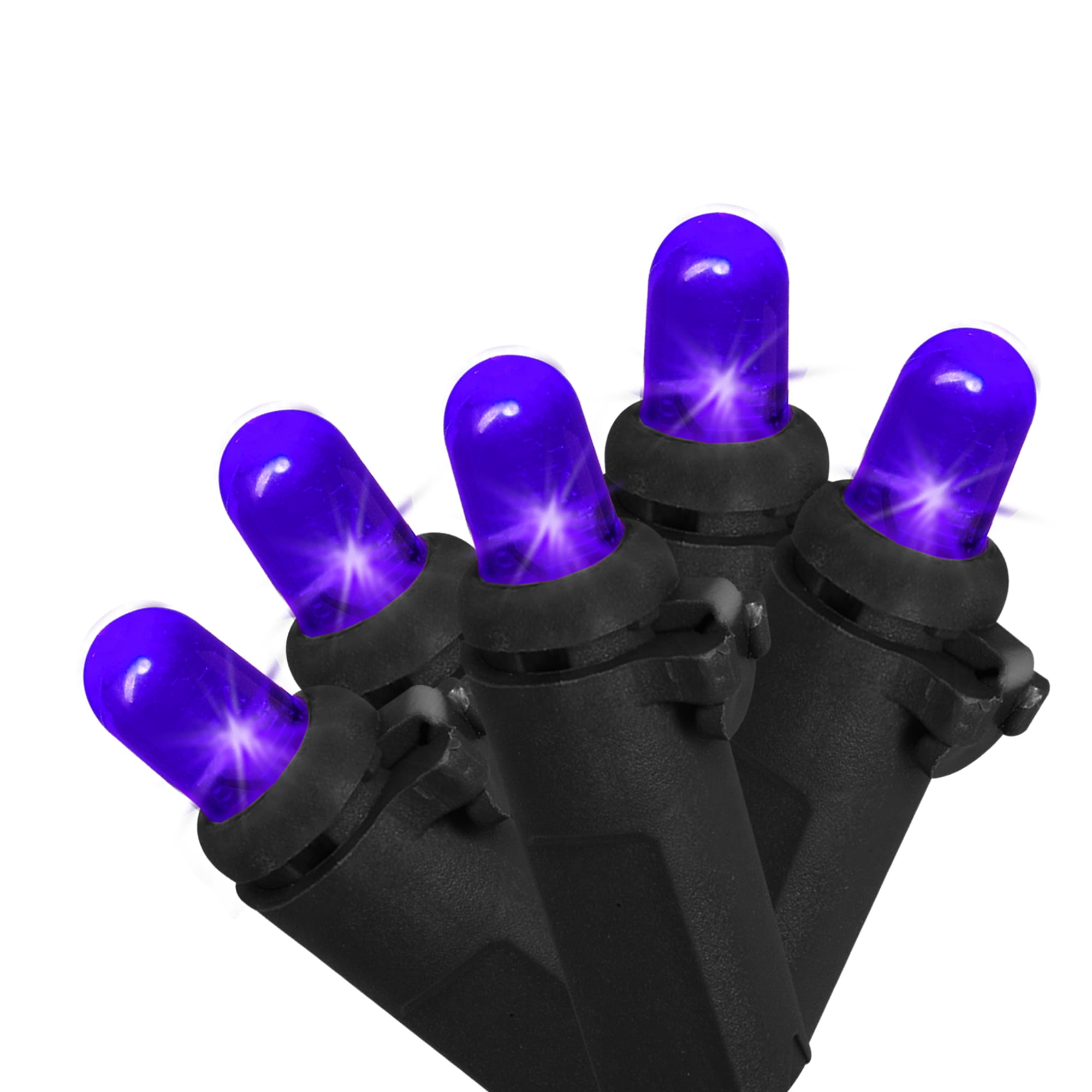Way To Celebrate Halloween 120 Count Led Mini Lights Purple Walmart Com Walmart Com