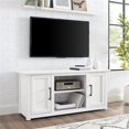 thumbnail image 2 of Bowery Hill 48" Rustic Low Profile TV Stand in Whitewash Finish, 2 of 15
