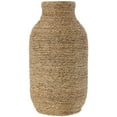 thumbnail image 6 of DecMode 16" Handmade Wrapped Brown Seagrass Vase, 6 of 8