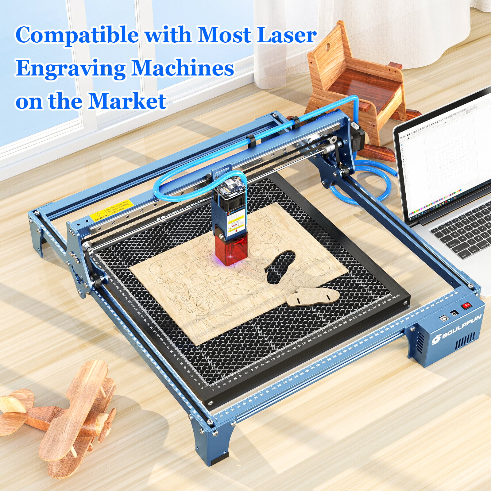 12.6*8.6 inch Honeycomb Work Bed Table for 40W CO2 Laser Engraver