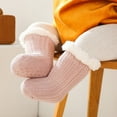 thumbnail image 3 of SUNSIOM Infant Baby Lamb Floor Socks Solid Color/Contrast Color Baby Winter Warm Thick Knit Crew Socks, 3 of 4