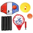thumbnail image 2 of Basketball Playing Set,Height Adjustable Children Basketball Hoop Stand with Basketball Pump for Training Outdoor Indoor Sport, 2 of 8