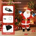 thumbnail image 5 of Walsunny 39" Christmas Santa Light Holiday Outdoor Decorations for Garden Lawn, 5 of 7