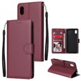 thumbnail image 1 of ForNova 3i/Y5 2019 PU Leather Protective Phone Case with 3 Cards Slots Bracket, 1 of 9