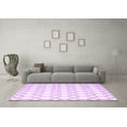 thumbnail image 3 of Ahgly Company Indoor Rectangle Trellis Purple Contemporary Area Rugs, 2' x 5', 3 of 4