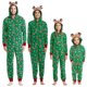 thumbnail image 1 of 2023 Christmas Family Matching Outfits Elk Ear Hooded Rompers Jumpsuit Adults Kids Clothing Set Pajamas Overall Xmas Family Look, 1 of 4