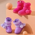 thumbnail image 6 of Splozh Girls Boys Warm Winter Boots Kids Outdoor Snow Boots(Toddler/Little Kid),Purple 8, 6 of 6