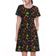 thumbnail image 1 of Balery Berries Vestidos sueltos de manga corta para mujer, vestidos de verano 2025, vestidos casuales de corte A con vuelo., 1 of 6