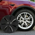 thumbnail image 4 of 4 Pcs Protecteur de Jante de Roue Style S 19 Pouces Matériau ABS pour Modèle Y 2020-2023, 4 of 8
