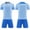 YD-Sky Blue, variant on Linfrsh Boy Summer Outfits Boys Short Set - 2 Piece Active Performance Short Sleeve Athletic Shirt and Basketball Shorts with Elastic Waistband(Black,13-14 Years)