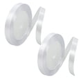 thumbnail image 1 of White Satin Ribbon, 2 Pcs Wedding Satin Ribbon Satin Ribbon--, 1 of 5