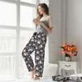 thumbnail image 5 of Bixox Women's Colorful Paws Of Dog Patterned Pajama Pants Loungewear, 5 of 5