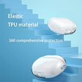 thumbnail image 3 of Compatible con el estuche Beats Studio Buds 2021, estuche de piel de TPU suave, estuche protector que absorbe los golpes con llavero Ormromra WMZY-344-2, 3 of 5