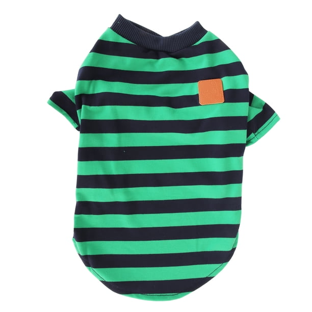 Camiseta transpirable para mascotas, camisa a rayas para perros, ropa para mascotas a rayas de primavera, ropa para perros a rayas, artesanía Superior