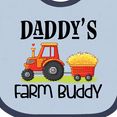 thumbnail image 4 of Inktastic Daddy Farm Buddy Cute Tractor Boys or Girls Baby Bib, 4 of 4