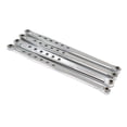 thumbnail image 1 of QualitChoice RCGOFOLLOW 4x Aluminum Alloy Wheelbase Steering Link Rod Set For 1/10 Rc Steering Link Rod Set Gen7 RC Car Part Silver, 1 of 6
