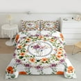 thumbnail image 2 of Feelyou Western Flower Floral Bedding Comforter Set, Bohemian Botanical Plant Twin Comforter Sets, Vintage Fashion Reversible Bedding Set, Super Cozy Room Decor, 2pcs, 2 of 8