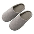 thumbnail image 5 of Slippers For Women Round Toe Flats Plus Velvet House Slippers For Women Shoes Women Slipper Socks with Grippers Size 9-11 Womens Scuff Slippers Clog Slippers for Women Womens Soft Plush Lightweight, 5 of 5
